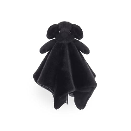 Apricot Lamb Black Labrador Security Blanket for Babies, Soft Loveys for Baby Boy and Girl, 14 Inches for Infant and Toddlers - Image 1