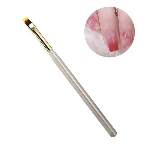 DAIXIANGER 5Pcs Multi-Functional Nail Art Brushes Set, Professional French Tip Brush & Liner Brushes for Gel Polish, DIY Manicure Tools for Ombre, Clean Up & Nail Design thumbnail 4