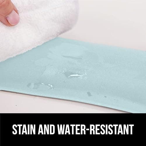 GORILLA GRIP Silky Gel Memory Foam Wrist Rest for Computer Keyboard, Mouse, Ergonomic Design for Typing Pain Relief, Desk Pads Support Hand, Arm, Mousepad Rests, Stain Resistant, 2 Piece Pad Sky Blue thumbnail 9