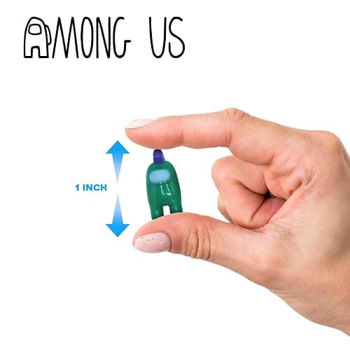 Among Us Micro Figures – Blind Bag of 3 Officially Licensed Crewmate & Imposter Mini Figures (138 to Collect + Metallic & Glow-in-The-Dark Surprise) thumbnail 2