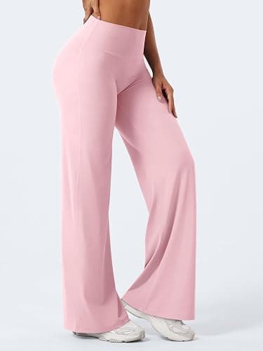 YEOREO Ease Workout Leggings Womens Straight Leggings Eddiy Gym Yoga Pants | 29"/31.5"/33"/35",No Front Seam,High Waist,Buttery,Booty Lifting,Wide Leg thumbnail 7