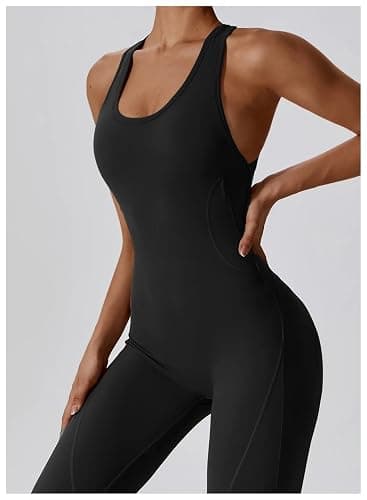 Combinaison de yoga KM - Combinaison de fitness - Vêtements de sport pour femme - Tenue de sport push-up thumbnail 3