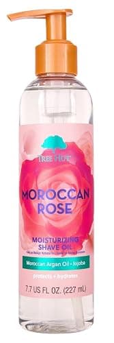 Tree Hut Moroccan Rose Moisturizing Shave Oil, Hydrating Gel-to-Oil Formula for a Smooth Shave, For All Skin Types, 7.7 fl oz - Image 1