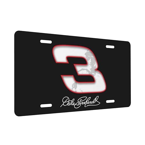Dale Earnhardt Sr #3 License Plate Personalise Metal Car Plates Front License Plate Funny Decorative 6x12in thumbnail 3