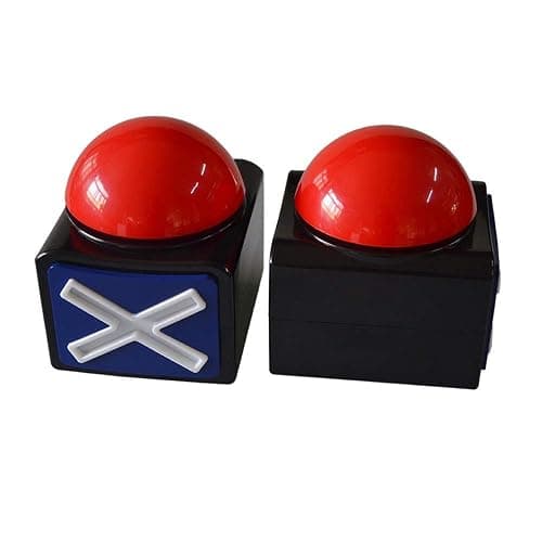Game Buzzers 2 Pcs, Answer Buzzer for Trivia Games with Lights and Sound Game Show Button Family Feud Board Game for Adults thumbnail 3