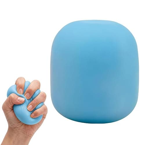 Squeeze Color Changing Squishy Soft Square Malt Sugar Filled Slow Stress Balls, Color Changing Squishy Sensory Toy,Anxiety Relief Shape Fidgets for Pull Stretch Squishy Toy(Blue) - Image 1