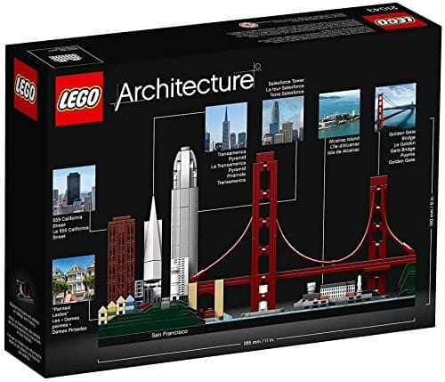 LEGO Architecture Skyline Collection 21043 San Francisco Building Kit Includes Alcatraz Model, Golden Gate Bridge and Other San Francisco Architectural Landmarks (565 Pieces) thumbnail 9
