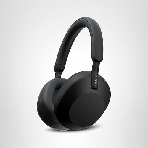 Sony WH-1000XM5 Premium Noise Canceling Headphones, Auto NC Optimizer, 30-Hour Battery, Alexa Voice Control, Black thumbnail 17
