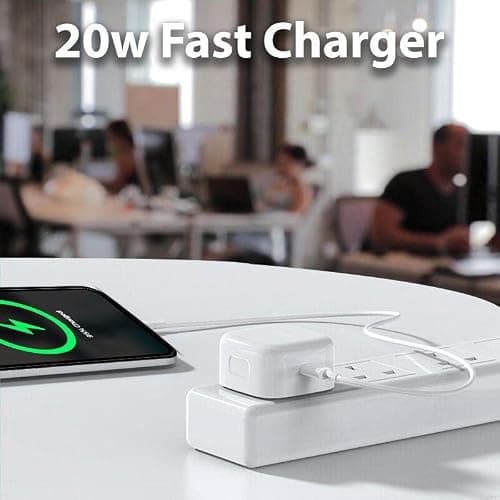 20W USB C Fast Charger Plug For iPhone 14/14 Pro Max13/13 Pro/13 Pro Max/13 Mini/12/12 Pro/12 Pro Max/12 Mini/11/11 Pro/SE 2022/X Type C PD 3.0 Power Charger Wall Adapter thumbnail 5