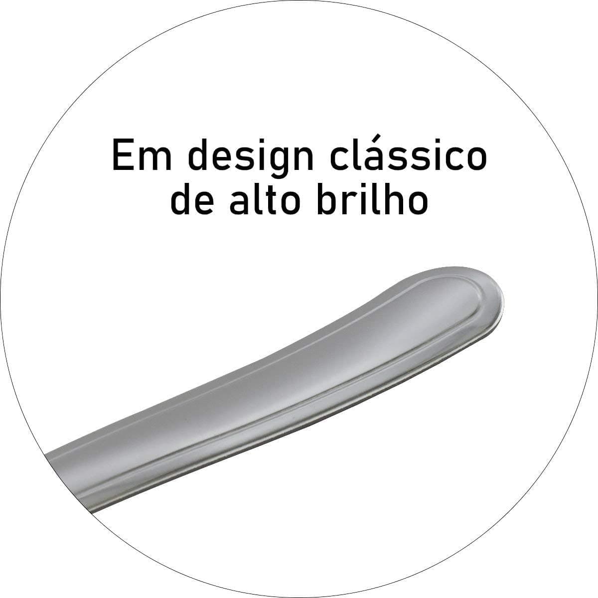Jogo de Talheres Faqueiro Inox 24 Peças Búzios Tramontina thumbnail 4