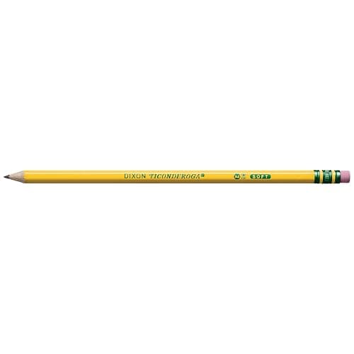 Ticonderoga Wood-Cased Pencils, Pre-Sharpened, #2 HB Soft, Yellow, 30 Count thumbnail 5