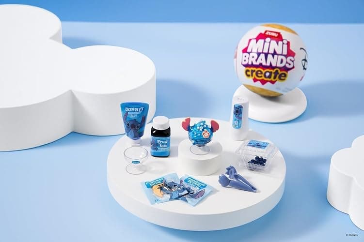 Zuru Mini Brands Disney Create Mystery Toy Set - Bundle with Disney Create a Snack Mystery Ball with Stickers, More | Zuru Make It Snack Blind Ball for Kids, Girls thumbnail 2