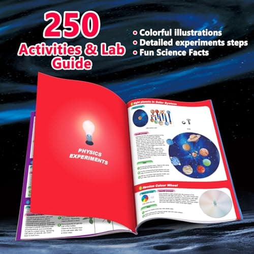 UNGLINGA 250+ Science Experiments Kits for Kids, Boys Girls Toys Birthday Gifts Ideas, Chemistry Set, S.T.E.M Educational Project, Volcano Scientist Kit thumbnail 3