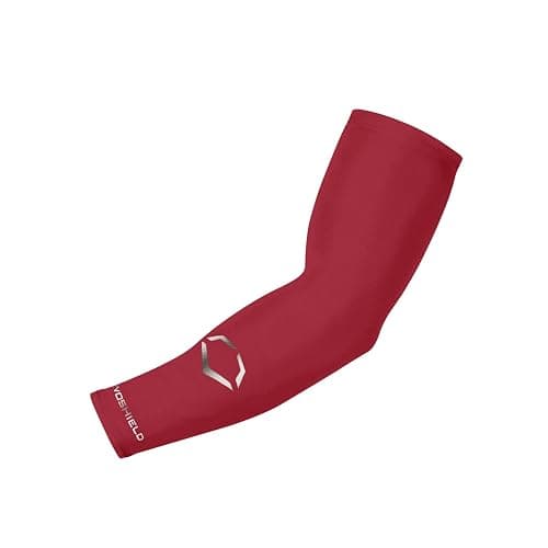 EvoShield unisex-adult CompressionCompression Arm Sleeve - Small/Medium - Scarlet - Image 1