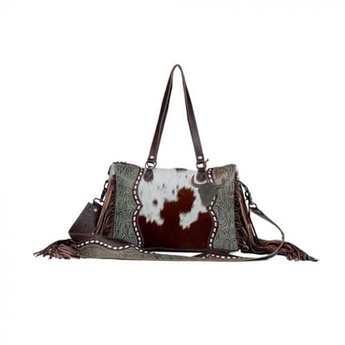 Myra Bag Dangle Wangle Leather & Hairon Bag S-3344 - Image 1