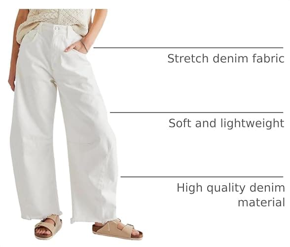 Vintage Y2K Cargo Jeans for Women Barrel Baggy Jeans Wide Leg High Waist Midrise Button Fly Causal Denim Pants thumbnail 3