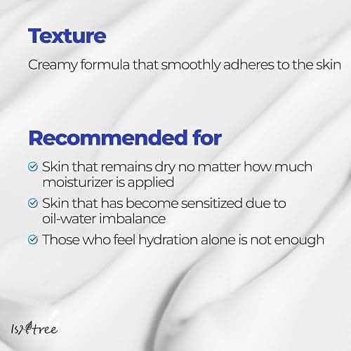 ISNTREE Hyaluronic Acid Moist Cream 100ml, 3.38 fl.oz | Korean Skincare | Deep Hydration for Dry Skin | Balances Oil & Moisture | Lightweight & Non-Greasy | Fragrance-Free thumbnail 7