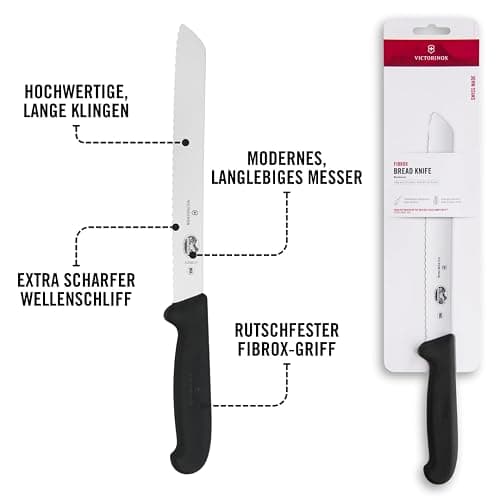 Victorinox Swiss Army 8" Serrated Bread Knife with Fibrox Handle, 47549 thumbnail 6