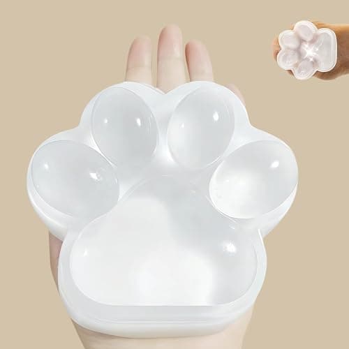 Big Taba Squishy Paw Valentines Day Gift Squishy Toys Cute Mochi Cat Paw Squishies Fufu Squishy Fidget Toys Squishies for Stress Relief Jelly Sticky Sensory Toys Relaxation Gifts for Adults Kids 2pcs - Image 1