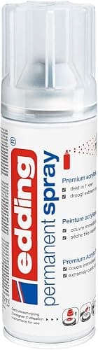 Edding 5200 Vernis clair permanent en bombe - transparent et brillante - 200 ml - Vernis acrylique fini brillante - pour fixer et protéger la peinture - vernis en aérosol thumbnail 3