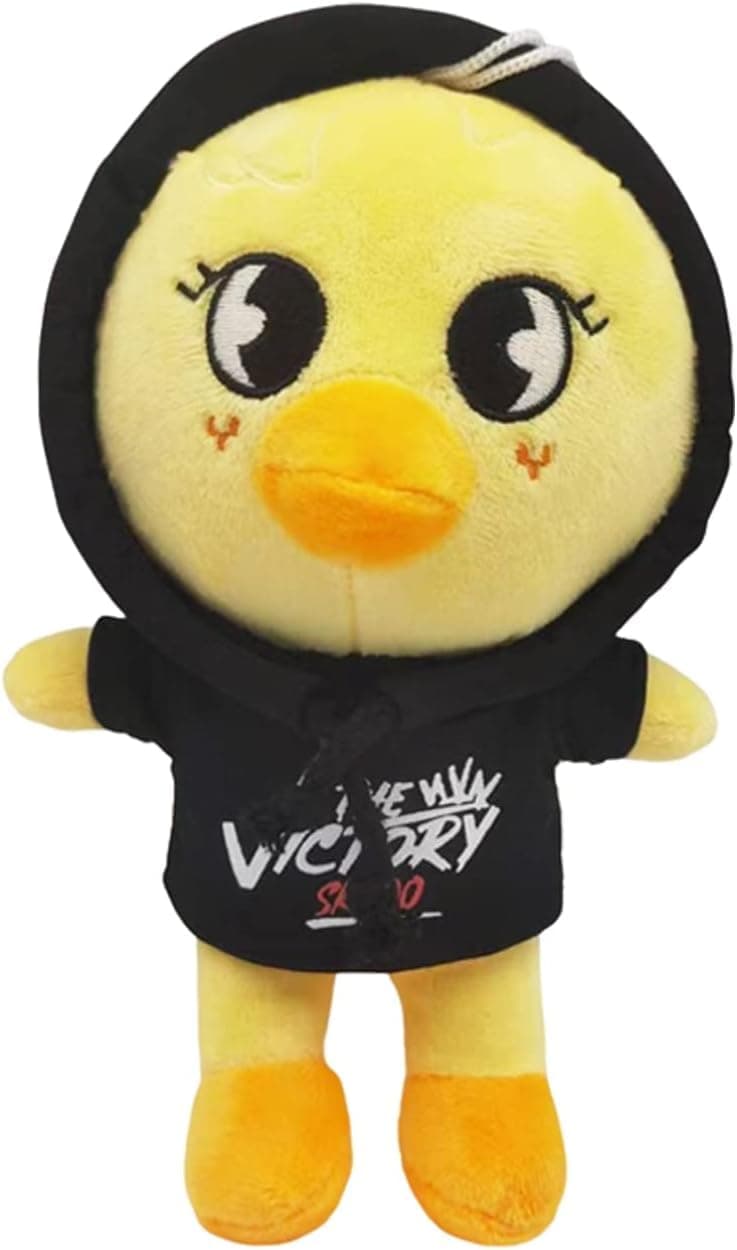 Cute Stray Kids Plush,9.8In Kawaii Skzoo Plush Toys,Creative Soft Stuffed Cartoon Toy Gift Toys for Kids Fans (Bbokari) - Yellow - Image 1