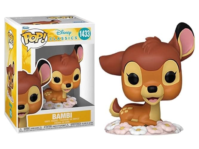 Funko Pop Bambi 80th Anniversary + Protector: Pop! Disney Classics Vinyl Figure (Gift Set Bundled with ToyBop Box Protector Collector Case) (Bambi) - Image 1