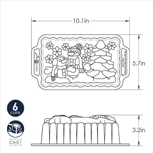 Nordic Ware Winter Wonderland Loaf thumbnail 3