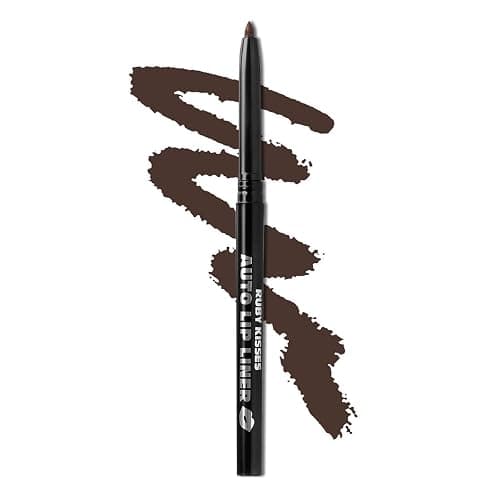 Ruby Kisses Auto Lip Liner, Dark Brown - Image 1