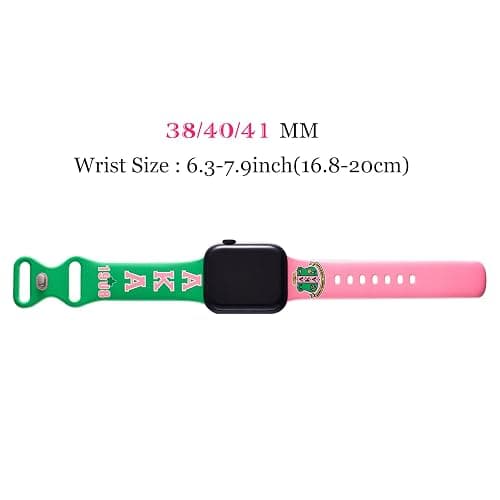 Paraphernalia Sorority Gifts Sport Band Compatible with Apple Watch Bands 38mm 40mm 41mm, Soft Silicone Strap Compatible for Apple Watch Series 7 6 5 4 3 2 1 SE thumbnail 3