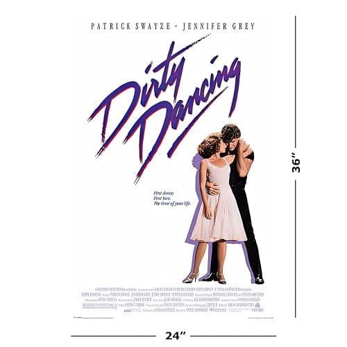 80's Favorite Movies - Dirty Dancing - Movie Poster (Regular Style) (Size: 24" x 36") thumbnail 2