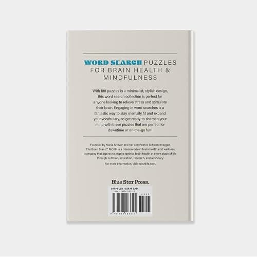 100 Stress-Relieving Word Search Puzzles to Sharpen Your Mind: Presented by Maria Shriver, Patrick Schwarzenegger, and MOSH (Puzzle Books for Brain Health) thumbnail 7