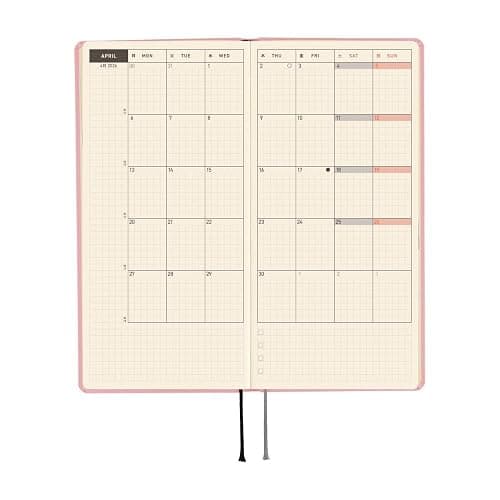 Hobonichi Techo 2026 Weeks – Colors: Strawberry Milk (English, Tall & Slim, January Start) thumbnail 5