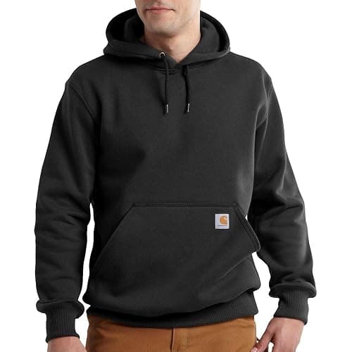 Carhartt Men's Rain Defender Loose Fit Heavyweight Sweatshirt - Large - Black thumbnail 3