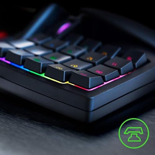 Razer Tartarus V2 Gaming Keypad: Mecha Membrane Key Switches - One Handed Keyboard - 32 Programmable Keys - Customizable Chroma RGB Lighting - Programmable Macros - Snap Tap - Black thumbnail 2