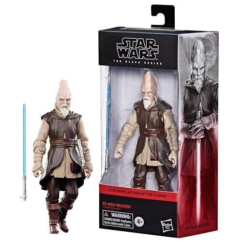 Star Wars The Black Series Ki-Adi-Mundi Attack of the Clones 6 Inch Action Figure - Image 1