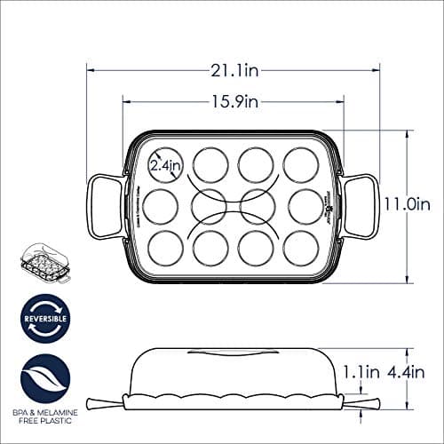 Nordic Ware Cakes and Cupcakes Carrier, Blue thumbnail 7