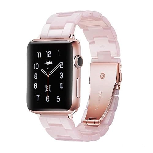 Light House Apple Watch Bands-Fashion Lightweight Resin iWatch Bands for Women Men 38mm/40mm/41mm/42mm(Series 11 10), 49mm/46mm/45mm/44mm/42mm(S 3 2 1), Compatible with Apple Watch Series 11 SE 10 9 8 7 6 5 4 3 Ultra - Image 1
