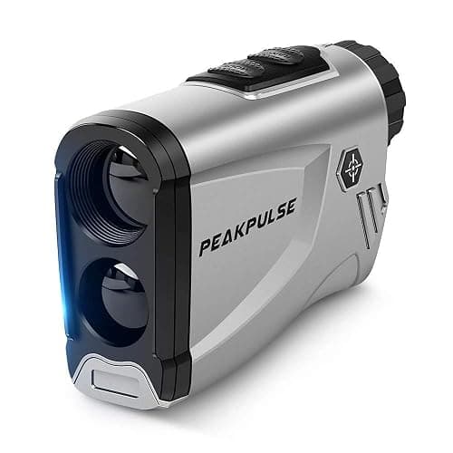 Golf Range Finder,PeakPulse LC600AG Rangefinder Golf 600 Yards Rangefinder with Slope Compensation,Flag-Lock,6X magnification,Continuous Measurement,3 Modes, for Golfers - Image 1