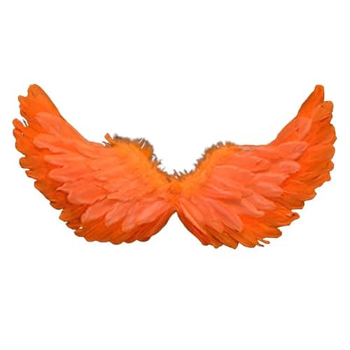Creative Angel Feather Wings with Elastic Straps Bright Color Lightweight Costume Cosplay Wings Photography Props Halloween Supplies Sky Blue thumbnail 7
