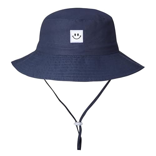 MaxNova Baby Sun Hat Smile Face UPF 50+ Toddler Bucket Hat for Boys Girls 0-7 Years thumbnail 3