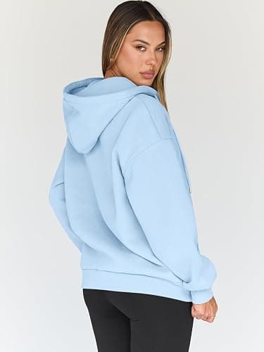 Trendy Queen Womens Zip Up Hoodies 2026 Oversized Sweatshirt thumbnail 4