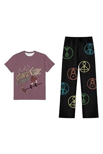 Roocnie Anime Cosplay Mens T-Shirt Pants Cosplay Costume Adult Outfits Halloween Costume - Image 1