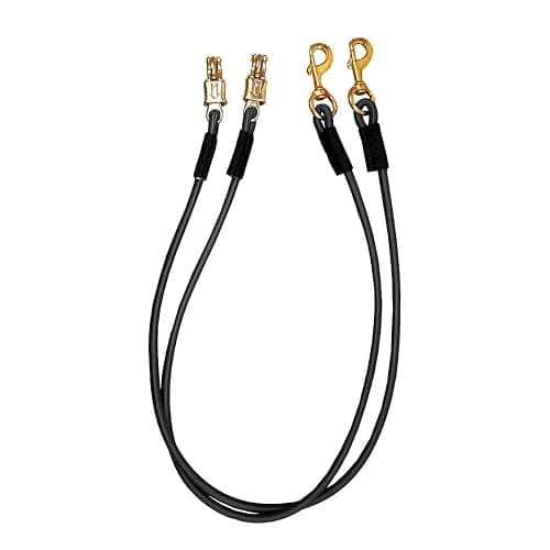 Country Pride Cross Tie Bungee Cord Pair (Black) - Image 1