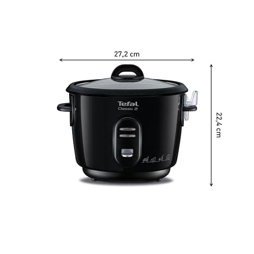 Tefal Classic 2 Cuiseur à riz automatique, Capacité 3 L, 900 g de riz, Cuiseur vapeur, Cuve antiadhésive, Maintien au chaud, Cuisson sans surveillance RK102811 thumbnail 3
