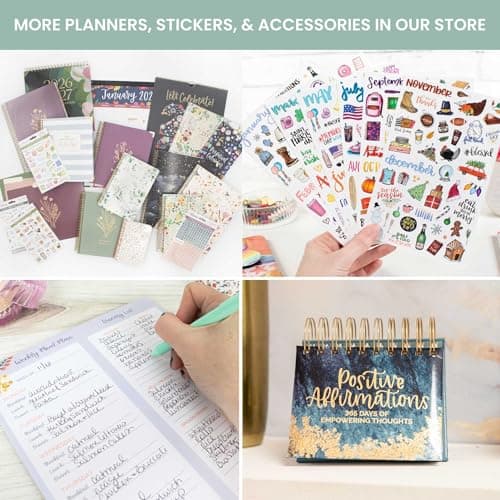 bloom daily planners 2026 Planner (January - December) Calendar Year Organizer - 5.5” x 8.25” - Weekly & Monthly Agenda Book with Stickers & Bookmark - Good Things Are Coming thumbnail 7
