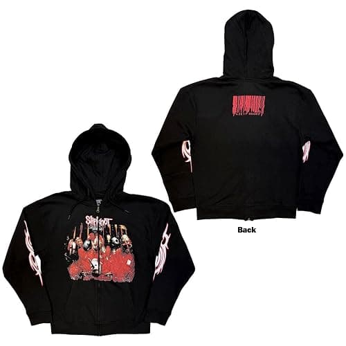 Rock Off officially licensed products Slipknot Spit It Out Zipped Hoodie thumbnail 3
