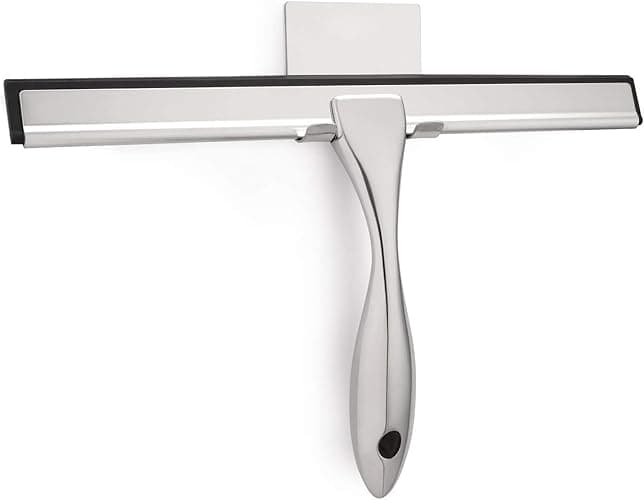 Hiware All-Purpose Shower Squeegee for Shower Doors, Bathroom, Window and Car Glass - Stainless Steel, 10 Inches - Image 1