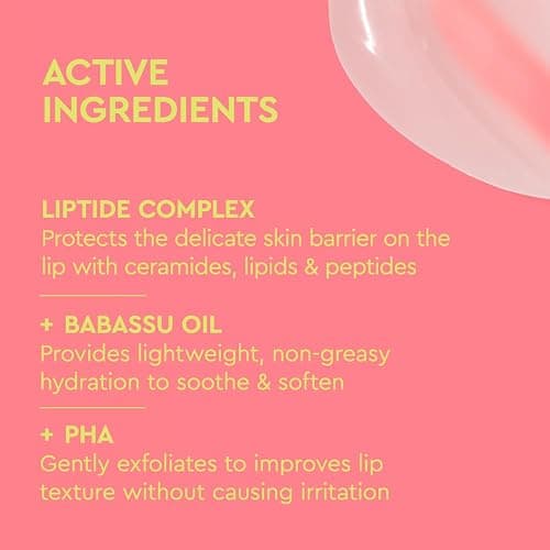BYOMA Liptide Lip Mask - Lightweight, Overnight Mask - Peptide Lip Treatment with Peptides, Babassu Oil & AHA - Hydrating, Exfoliating Balm - 0.16 oz thumbnail 4