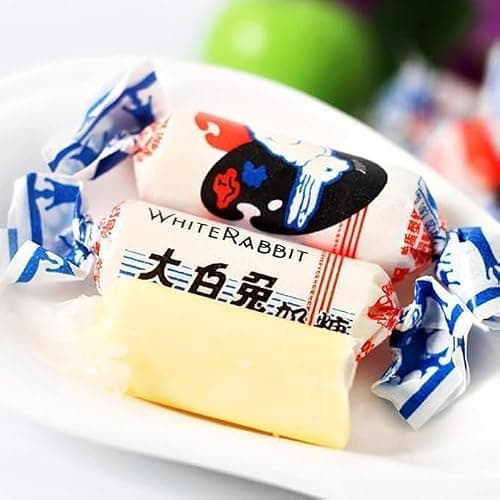 Chinese Candy White Rabbit Creamy Candy 17.7 Oz(500 Gram),White Rabbit Toffee, White Rabbit Cream Gummy Candy, Leisure Candy Snacks, Chewing Fudg, Healthy Desserts (117g (Pack of 1)) thumbnail 7
