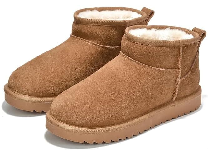 Project Cloud 100% Genuine Leather Ankle Boots for Women - Water Resistant with Memory Foam Insole Winter Boots for Women - Trending Shoes & Comfortable Women's Ankle Boots (Hippy) - Image 1